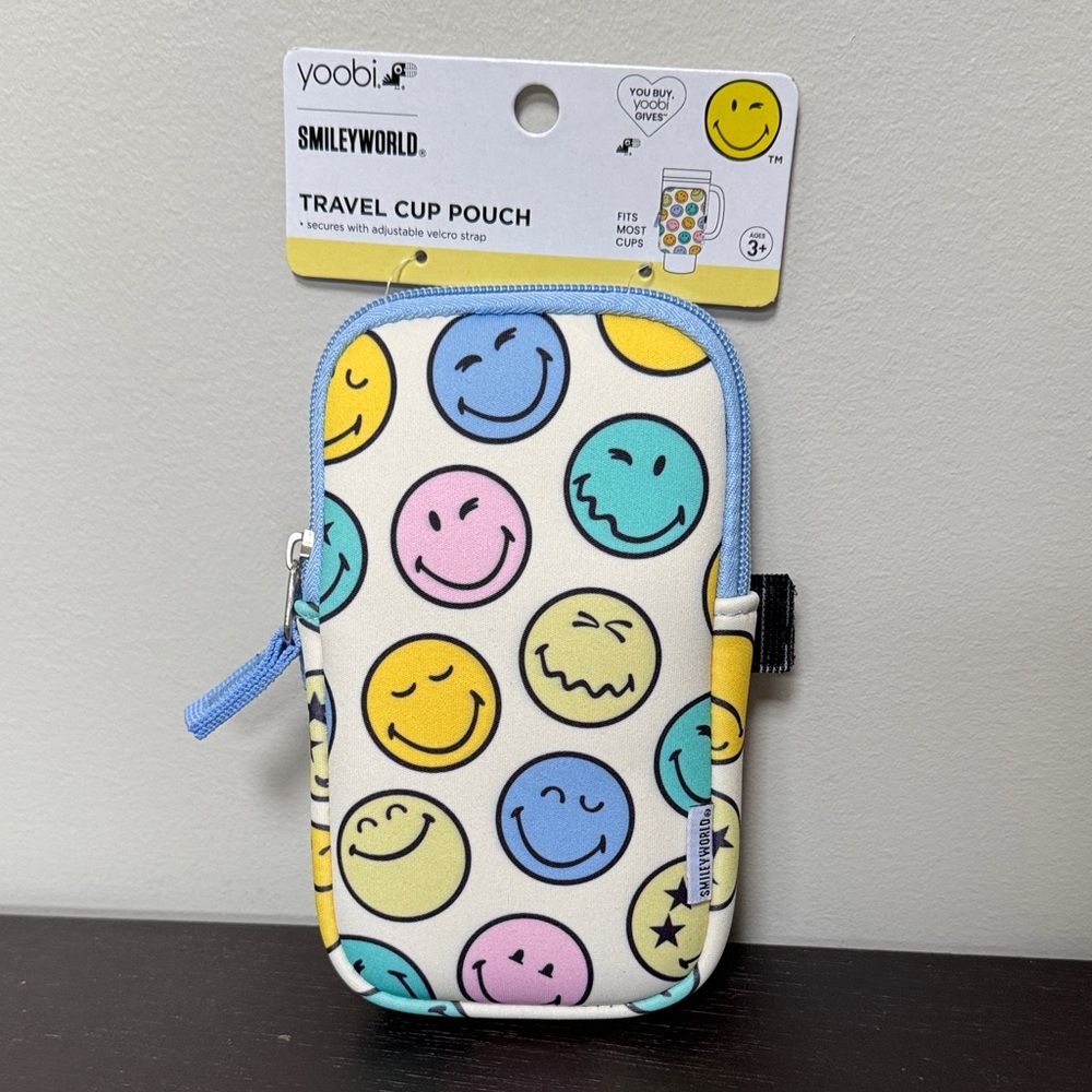 Yoobi SmileyWorld Multicolor Travel Cup Pouch
